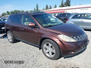2004 Nissan Murano SE z VIN JN8AZ08W54W324930, wystawiony jako IAAI lot #42228366 z przebiegiem 154 634 mil mil oraz . Historia ofert i sprzedaży dostępna na DreamBid. Obrazek 1.
