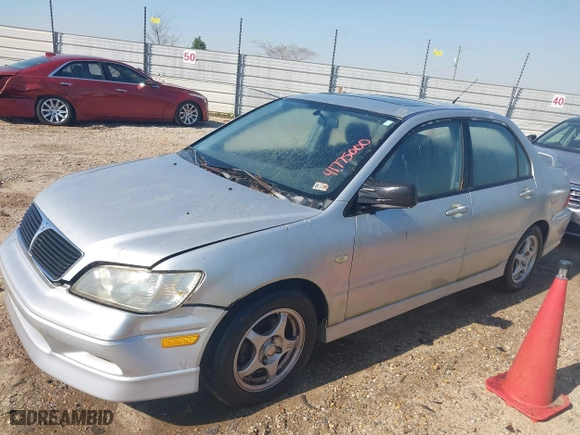 2003 Mitsubishi Lancer OZ-Rally with VIN JA3AJ86E23U069464, listed as a IAAI auction lot 41775000 with 148,735 mi miles. Bid and sale history available at carsss.com. Image 2.