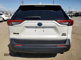 2022 Toyota RAV4 Hybrid XLE Premium with VIN JTMB6RFV1ND521761, listed as a Copart auction lot 52150265 with 46,391 mi miles and Salvage title. Bid and sale history available at DreamBid. Image 6.
