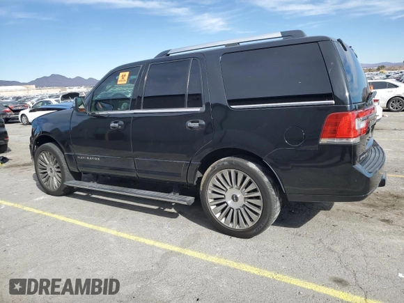 2015 Lincoln Navigator with VIN 5LMJJ2HT4FEJ14227, listed as a Copart auction lot 45225485 with 84,733 mi miles and Salvage title. Bid and sale history available at DreamBid. Image 2.