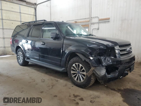 2015 Ford Expedition Max XLT with VIN 1FMJK1JT2FEF48179, listed as a Copart auction lot 59159105 with 170,121 mi miles and Salvage title. Bid and sale history available at DreamBid. Image 4.