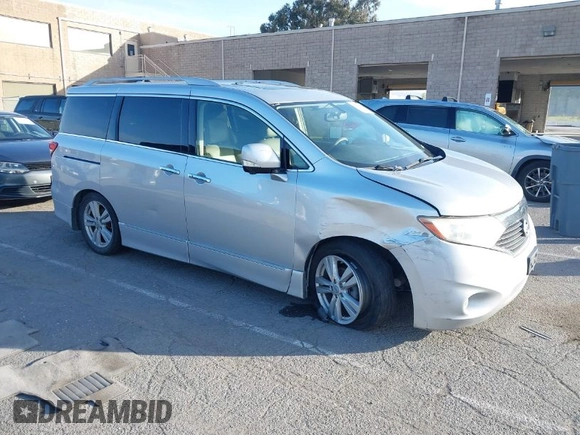 2013 Nissan Quest LE with VIN JN8AE2KP4D9060333, listed as a IAAI auction lot 41797845 with 149,891 mi miles. Bid and sale history available at carsss.com. Image 1.
