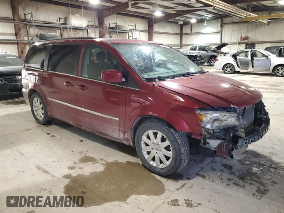 2016 Chrysler Town & Country Touring with VIN 2C4RC1BG8GR187518, listed as a Copart auction lot 44730915 with 127,658 mi miles and Salvage Title. Bid and sale history available at carsss.com. Image 4.