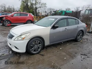 2012 Infiniti G37 x with VIN JN1CV6AR2CM680143, listed as a Copart auction lot 52567945 with 136,905 mi miles and Salvage Title. Bid and sale history available at DreamBid. Image 1.