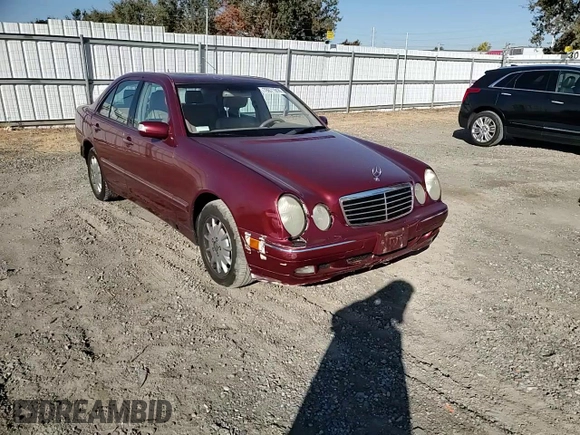 2001 Mercedes-Benz E-Class with VIN WDBJF65JX1B303735, listed as a Copart auction lot 78671914 with 116,290 mi miles and Salvage Title. Bid and sale history available at carsss.com. Image 10.