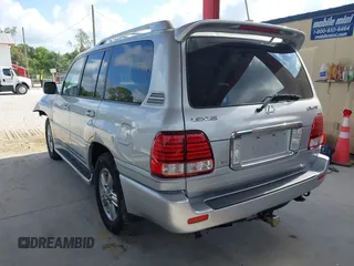 2006 Lexus LX 470 z VIN JTJHT00W864014757, wystawiony jako IAAI lot #42332814 z przebiegiem 131 641 mil mil oraz . Historia ofert i sprzedaży dostępna na DreamBid. Obrazek 3.