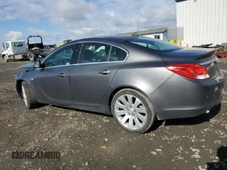 2011 Buick Regal CXL Turbo TO6 with VIN W04G05GV5B1112720, listed as a Copart auction lot 47566325 with 96,633 mi miles and Salvage Title. Bid and sale history available at carsss.com. Image 2.