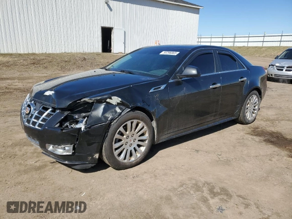 2013 Cadillac CTS with VIN 1G6DM5E35D0146196, listed as a Copart auction lot 50296865 with 143,524 mi miles and Salvage Title. Bid and sale history available at DreamBid. Image 1.