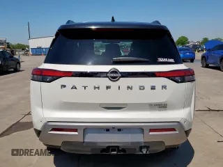 2023 Nissan Pathfinder Platinum with VIN 5N1DR3DK6PC219232, listed as a Copart auction lot 52294885 with 24,498 mi miles and Salvage title. Bid and sale history available at DreamBid. Image 6.