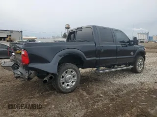 2015 Ford F-350 Platinum with VIN 1FT8W3BT9FED14400, listed as a Copart auction lot 51328055 with 221,505 mi miles and Salvage Title. Bid and sale history available at DreamBid. Image 3.
