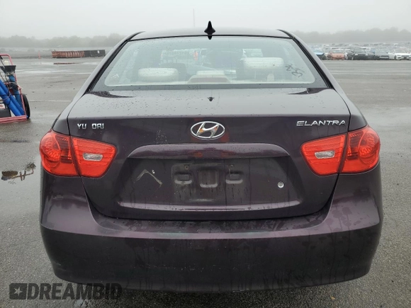 2009 Hyundai Elantra SE z VIN KMHDU46D89U784842, wystawiony jako Copart lot #61274075 z przebiegiem 182 433 mil mil oraz Szkoda całkowita • Salvage title. Historia ofert i sprzedaży dostępna na DreamBid. Obrazek 6.