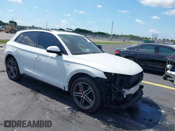 2024 Audi Q5 S line Premium Plus with VIN WA1E2AFY4R2036143, listed as a IAAI auction lot 42309252 with 14,797 mi miles and . Bid and sale history available at DreamBid. Image 1.