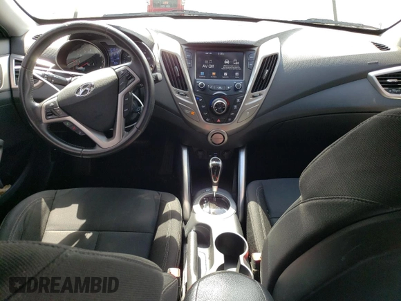 2017 Hyundai Veloster with VIN KMHTC6AD1HU322526, listed as a Copart auction lot 49550693 with 47,781 mi miles. Bid and sale history available at carsss.com. Image 8.