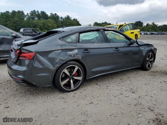 2024 Audi A5 Sportback S line Premium Plus with VIN WAUFACF52RA086671, listed as a Copart auction lot 68190014 with NaN miles and Salvage Title. Bid and sale history available at carsss.com. Image 3.