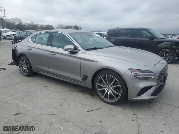 2022 Genesis G70 3.3T with VIN KMTG54TE0NU094803, listed as a Copart auction lot 79258544 with 42,832 mi miles and Salvage Title. Bid and sale history available at carsss.com. Image 4.