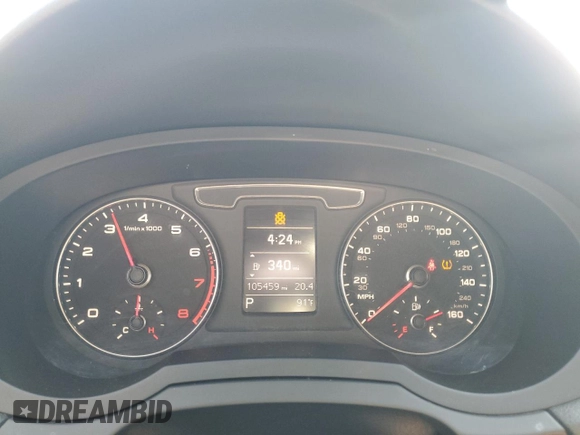 2017 Audi Q3 Premium Plus with VIN WA1HCCFS0HR009755, listed as a Copart auction lot 52728145 with 105,459 mi miles and Salvage title. Bid and sale history available at DreamBid. Image 9.