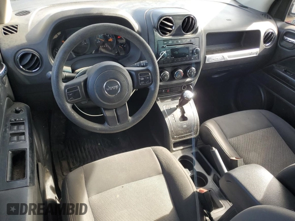 2017 Jeep Compass Sport with VIN 1C4NJCBA1HD147734, listed as a Copart auction lot 81370474 with 130,906 mi miles and Salvage Title. Bid and sale history available at carsss.com. Image 8.