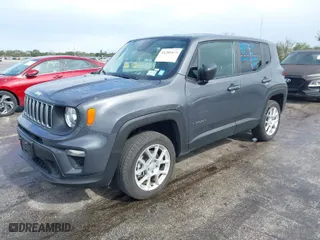 2023 Jeep Renegade Upland with VIN ZACNJDB1XPPP71745, listed as a IAAI auction lot 41201675 with 10,690 mi miles. Bid and sale history available at carsss.com. Image 2.