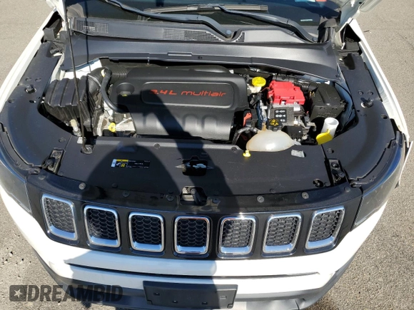 2020 Jeep Compass Sport с VIN 3C4NJDAB2LT165646, выставлен на аукционе Copart как лот 70291464 с пробегом 24 649 миль миль и На запчасти • Non repairable. История ставок и продаж доступна на DreamBid. Изображение 12.