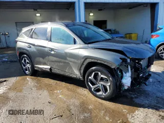 2024 Hyundai Tucson SEL Convenience with VIN KM8JCCD17RU150883, listed as a Copart auction lot 45993615 with 48,390 mi miles and Salvage Title. Bid and sale history available at carsss.com. Image 4.