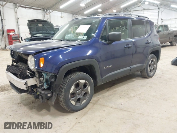 2017 Jeep Renegade Sport z VIN ZACCJBAB6HPE45127, wystawiony jako IAAI lot #42495207 z przebiegiem 103 991 mil mil oraz . Historia ofert i sprzedaży dostępna na DreamBid. Obrazek 17.