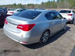 2014 Acura RLX with VIN JH4KC1F3XEC002575, listed as a IAAI auction lot 41972287 with 126,636 mi miles. Bid and sale history available at carsss.com. Image 4.