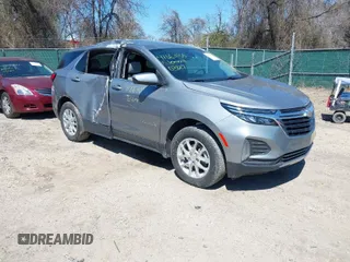 2024 Chevrolet Equinox LT with VIN 3GNAXTEG1RL271440, listed as a IAAI auction lot 41863055 with 20,746 mi miles and . Bid and sale history available at DreamBid. Image 1.