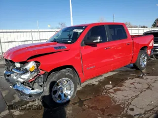 2019 Ram 1500 Big Horn/Lone Star with VIN 1C6SRFFT8KN881790, listed as a Copart auction lot 81957954 with 114,516 mi miles and Salvage Title. Bid and sale history available at carsss.com. Image 1.