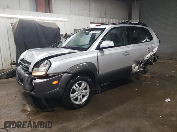 2006 Hyundai Tucson GLS with VIN KM8JN12D56U315191, listed as a Copart auction lot 46646905 with 176,566 mi miles and Salvage Title. Bid and sale history available at carsss.com. Image 1.
