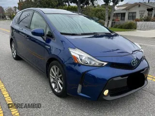 2017 Toyota Prius v Two with VIN JTDZN3EU0HJ061330, listed as a Copart auction lot 49743595 with 96,167 mi miles and Salvage Title. Bid and sale history available at carsss.com. Image 1.