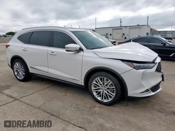 2023 Acura MDX Advance с VIN 5J8YE1H87PL006358, выставлен на аукционе Copart как лот 56013605 с пробегом 49 109 миль миль и Списание • Salvage title. История ставок и продаж доступна на DreamBid. Изображение 4.