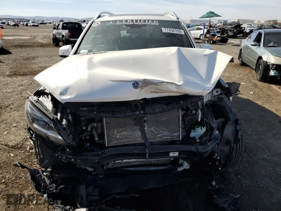 2018 Mercedes-Benz GLS with VIN 4JGDF6EE1JB167010, listed as a Copart auction lot 77436153 with Not Provided miles. Bid and sale history available at carsss.com. Image 5.