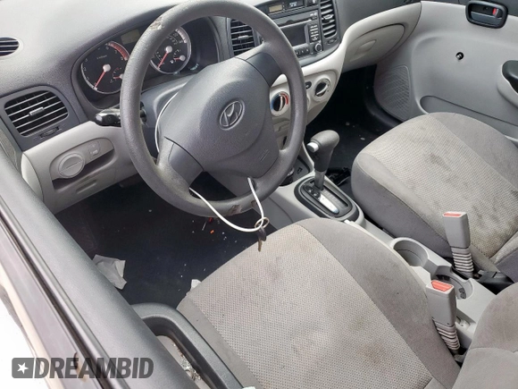 2008 Hyundai Accent GLS with VIN KMHCN46C38U267446, listed as a Copart auction lot 48817745 with 131,296 mi miles and Salvage Title. Bid and sale history available at carsss.com. Image 7.