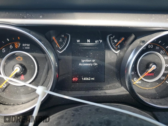 2021 Jeep Wrangler Sport with VIN 1C4GJXAG1MW631732, listed as a Copart auction lot 76422494 with 14,062 mi miles and Salvage Title. Bid and sale history available at DreamBid. Image 9.