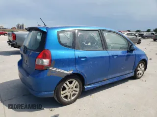 2008 Honda Fit Sport z VIN JHMGD386X8S062730, wystawiony jako Copart lot #57648795 z przebiegiem 233 820 mil mil oraz Szkoda całkowita • Salvage title. Historia ofert i sprzedaży dostępna na DreamBid. Obrazek 3.