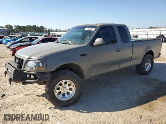 1999 Ford F-150 with VIN 1FTRX17W1XNC25527, listed as a Copart auction lot 48662525 with 150,544 mi miles and Salvage Title. Bid and sale history available at DreamBid. Image 1.