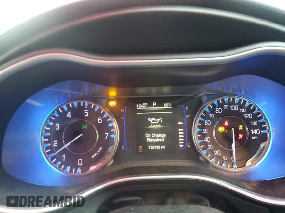2015 Chrysler 200 Limited with VIN 1C3CCCAB8FN594682, listed as a Copart auction lot 55976045 with 135,765 mi miles and Salvage title. Bid and sale history available at DreamBid. Image 9.