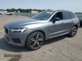 2020 Volvo XC60 R-Design with VIN YV4A22RM1L1416635, listed as a Copart auction lot 58965905 with 85,218 mi miles and Salvage title. Bid and sale history available at DreamBid. Image 1.