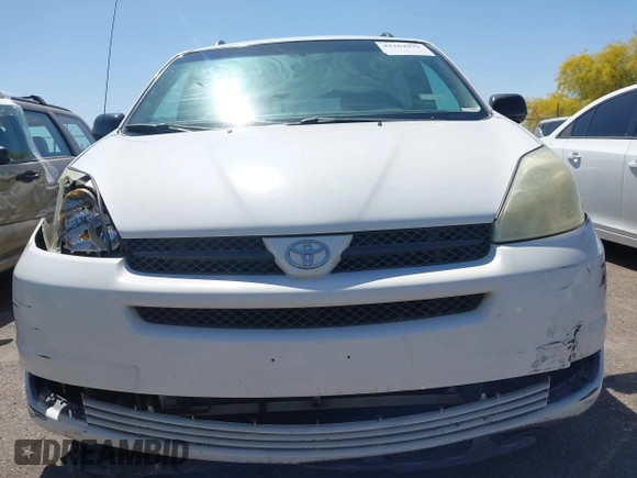 2005 Toyota Sienna CE with VIN 5TDZA23C95S364802, listed as a IAAI auction lot 42164931 with 201,737 mi miles and . Bid and sale history available at DreamBid. Image 12.