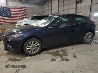 2014 Mazda 3 i Touring with VIN 3MZBM1L75EM116405, listed as a Copart auction lot 44862695 with 109,402 mi miles and Salvage title. Bid and sale history available at DreamBid. Image 1.
