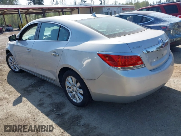 2010 Buick LaCrosse CX with VIN 1G4GB5EG7AF176775, listed as a IAAI auction lot 42122083 with 101,270 mi miles. Bid and sale history available at carsss.com. Image 3.