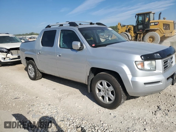 2007 Honda Ridgeline RTL w/Leather with VIN 2HJYK16597H523122, listed as a Copart auction lot 71617764 with 253,097 mi miles and Salvage Title. Bid and sale history available at carsss.com. Image 4.