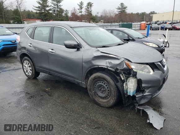 2015 Nissan Rogue SV with VIN KNMAT2MV7FP545416, listed as a Copart auction lot 51948015 with 138,476 mi miles and Salvage Title. Bid and sale history available at DreamBid. Image 4.