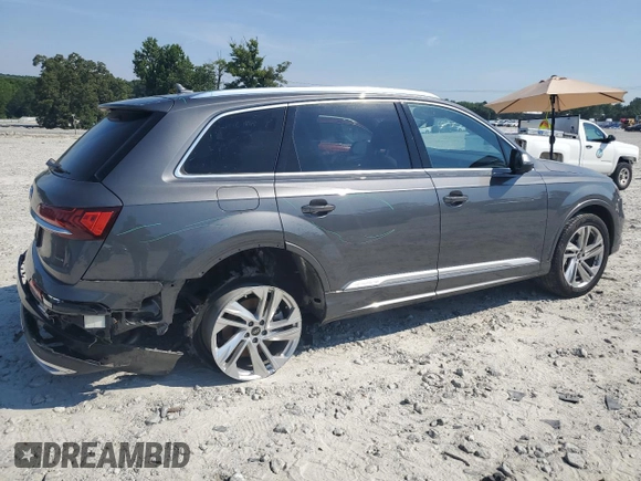 2023 Audi Q7 Premium z VIN WA1AXBF72PD021414, wystawiony jako Copart lot #60467114 z przebiegiem 36 872 mil mil oraz Szkoda całkowita • Salvage title. Historia ofert i sprzedaży dostępna na DreamBid. Obrazek 3.