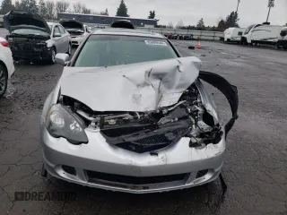 2003 Acura RSX with VIN JH4DC53853S000378, listed as a Copart auction lot 85089944 with 0 mi miles and Salvage Title. Bid and sale history available at carsss.com. Image 5.