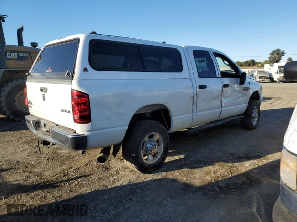 2008 Dodge Ram 2500 SLT with VIN 3D7KS28A08G192125, listed as a Copart auction lot 75519344 with 189,152 mi miles and Salvage Title. Bid and sale history available at carsss.com. Image 3.