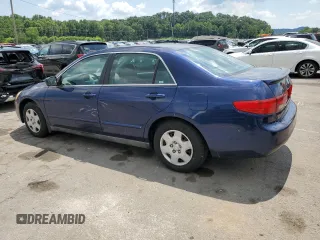 2005 Honda Accord LX with VIN 1HGCM56405A153344, listed as a Copart auction lot 63668715 with 118,180 mi miles and Salvage title. Bid and sale history available at DreamBid. Image 2.