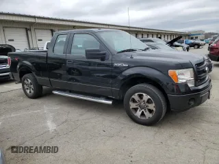 2013 Ford F-150 XL with VIN 1FTEX1CM9DFC18477, listed as a Copart auction lot 49625425 with 121,136 mi miles and Salvage Title. Bid and sale history available at carsss.com. Image 4.