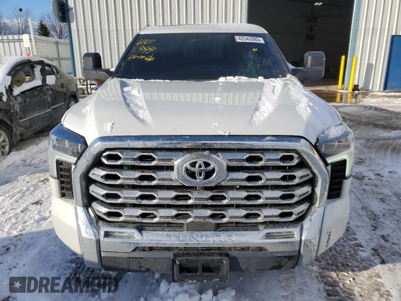 2022 Toyota Tundra 1794 Edition with VIN 5TFMA5DB8NX045547, listed as a Copart auction lot 42543985 with 39,256 mi miles and Clean title. Bid and sale history available at DreamBid. Image 5.