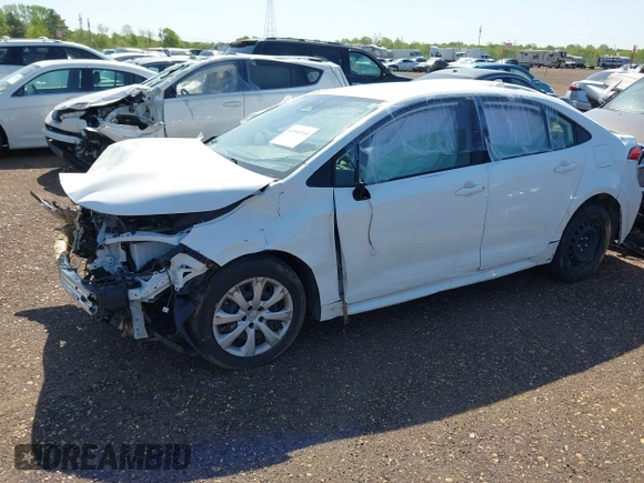2023 Toyota Corolla Hybrid LE with VIN JTDBCMFE7P3008888, listed as a IAAI auction lot 41943160 with 168,198 mi miles. Bid and sale history available at carsss.com. Image 2.